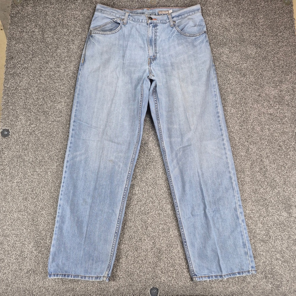 Y2K Levi's SilverTab Baggy Jeans Mens 34x32 Light Wash Blue Denim 100% Cotton
